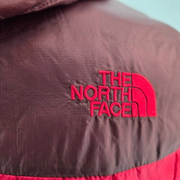 North Face Jacket Mens Medium Two Tone  ThermoBall Eco Hooded Insulated Puffer - Picture 9 of 16